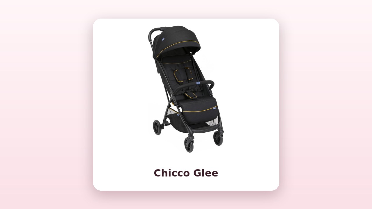 Foto oficial do carrinho Chicco Glee