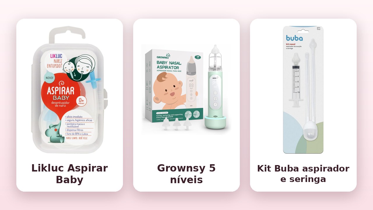 Foto oficial do aspirador nasal Likluc Aspirar Baby