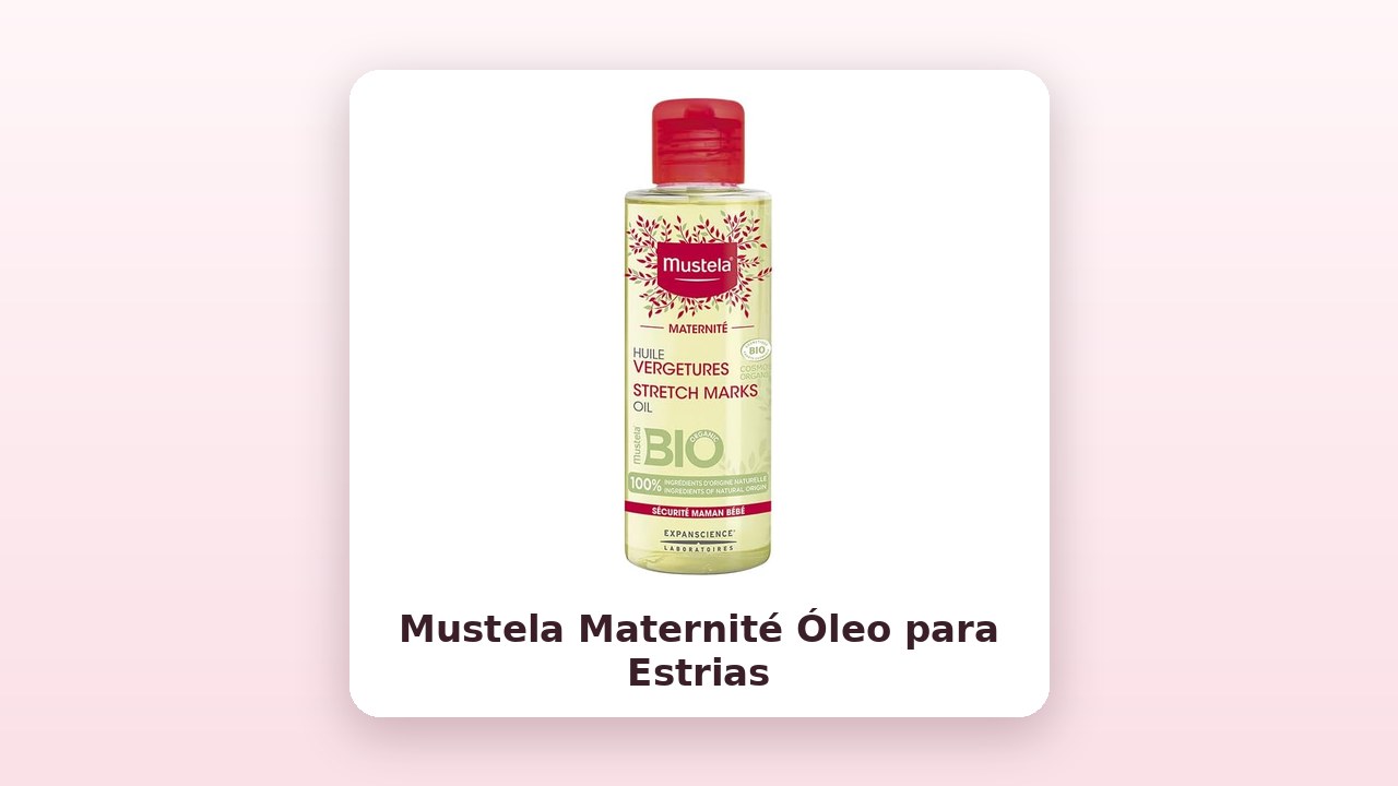 Foto oficial do Óleo para Estrias Mustela Maternité 105 ml