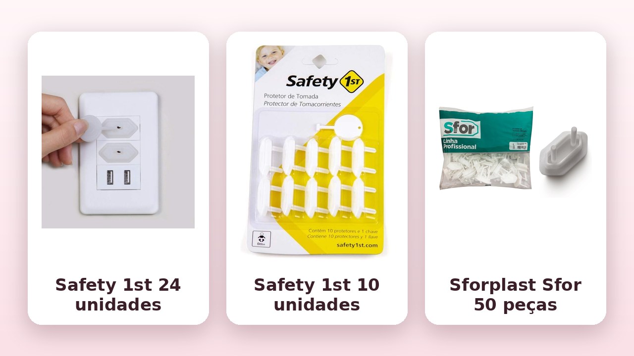 Foto oficial do protetor de tomadas Safety 1st branco