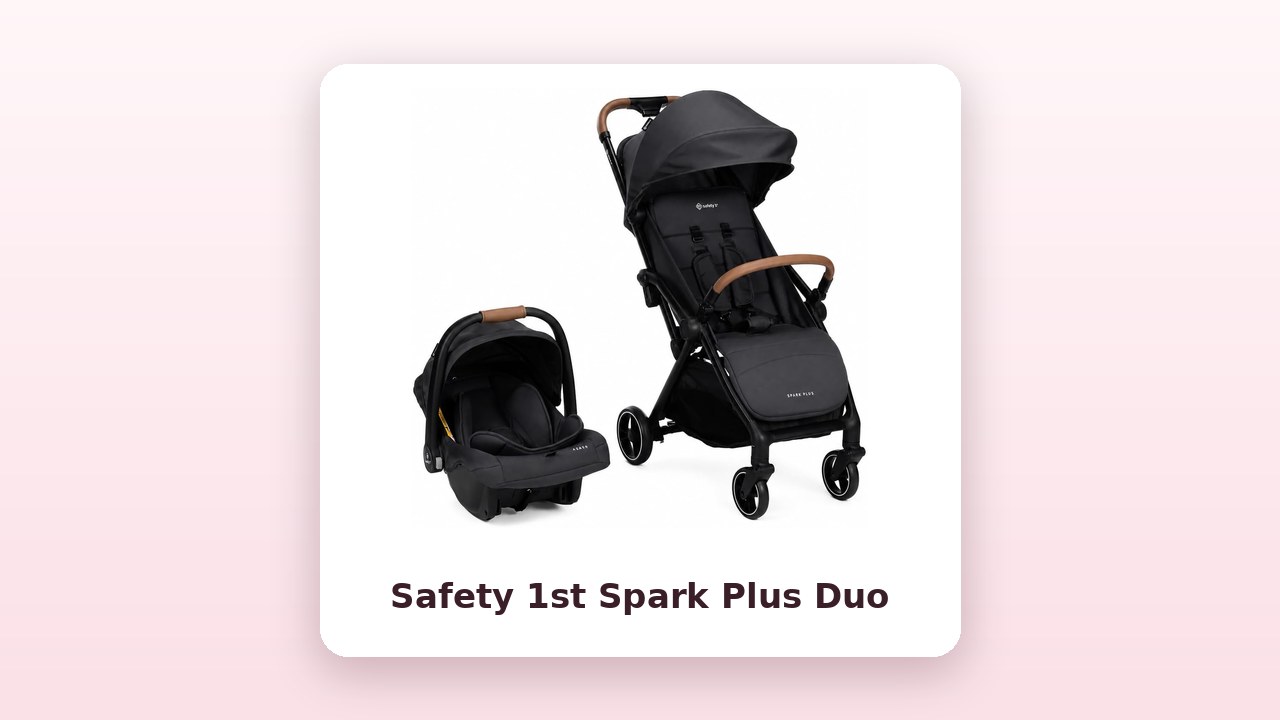 Foto oficial do travel system Safety 1st Spark Plus Duo Black Graphite